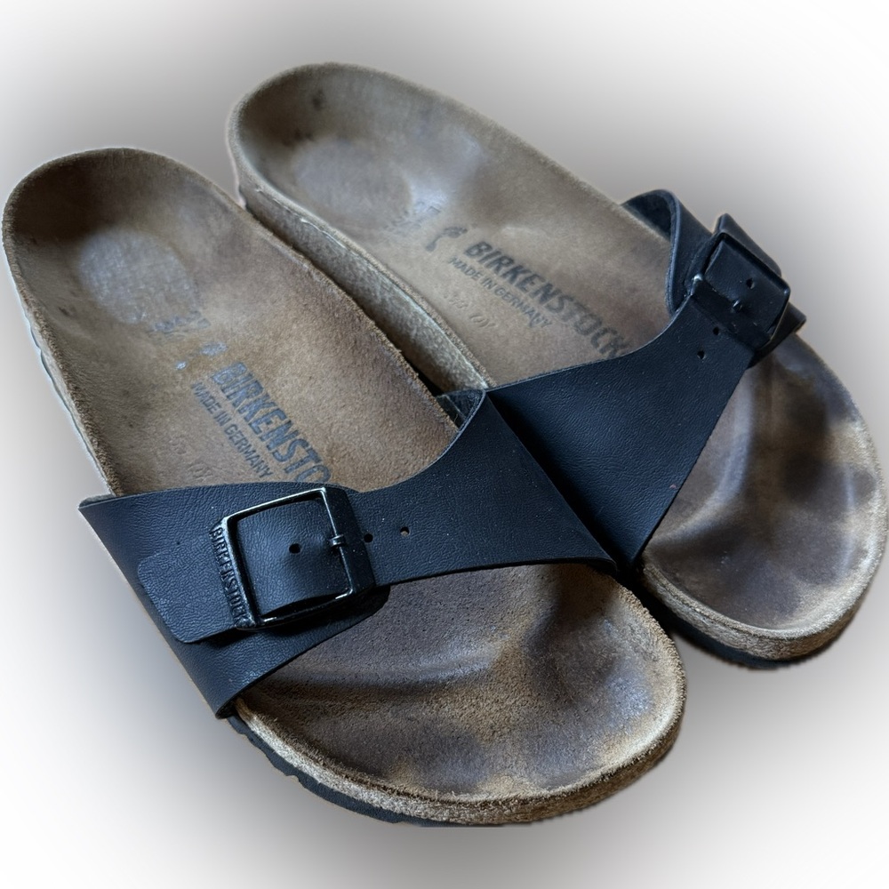 Birkenstock Madrid Classic Black Slip-On Sandals